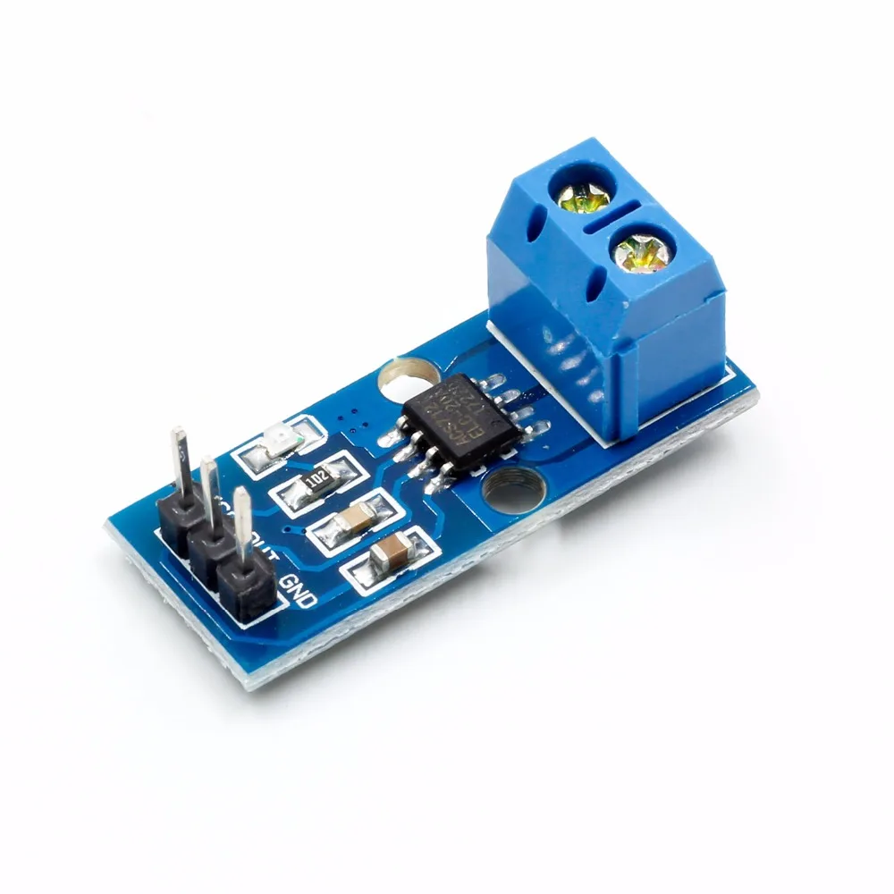 Модуль датчика тока Холла ACS712 модуль для arduino 20A 1 шт.|Интегральные схемы| |
