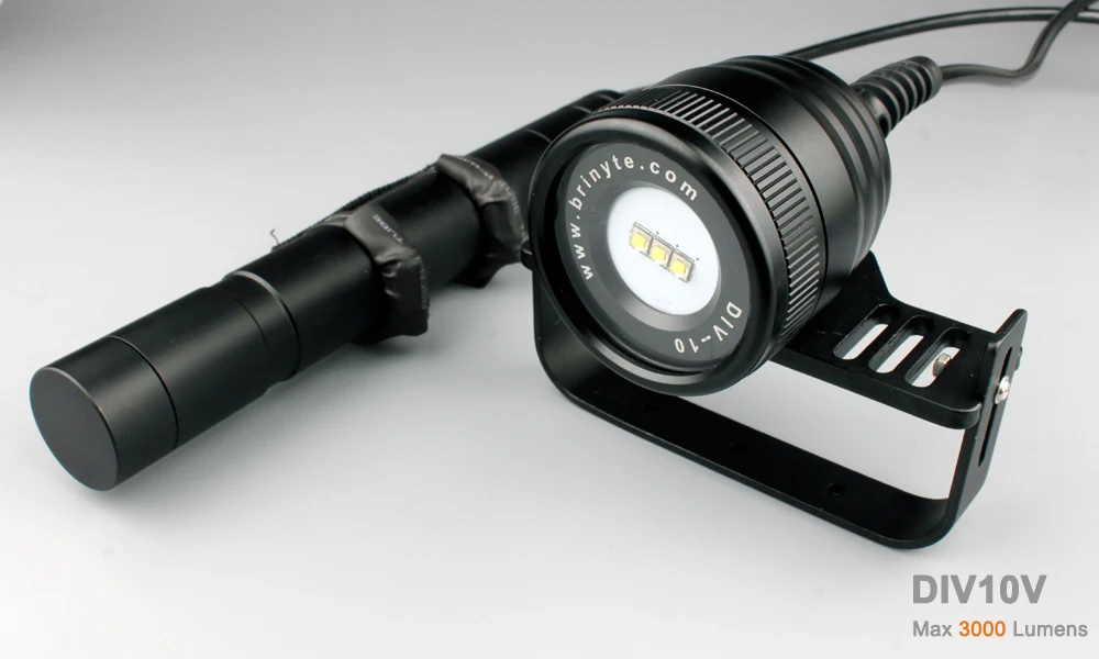 NITESUN DIV10V фонарик для дайвинга 3* CREE XM-L2 U4 светодиоды max 3000лм угол луча 150 м водонепроницаемый фонарик для дайвинга+ зарядное устройство