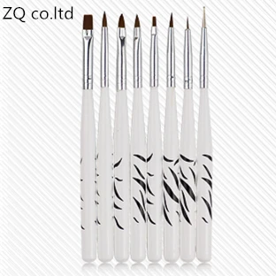 Щетка для ногтей 8 шт. сделай сам УФ-Гель-лак рисования магнитная ручка в горошек