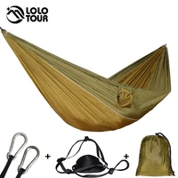 ultralight outdoor camping hammock sleep swing tree bed garden backyard furniture hanging chair hangmat 270140cm
