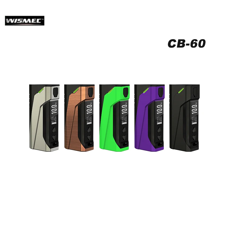 Оригинальный Wismec CB-60 Mod Box Vape 2300 мАч батарея поддержка Amor NS rda-атомайзер/RDTA танк