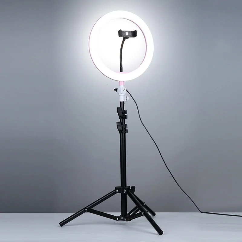 Светодиодная кольцевая лампа Efluky 10 &quotдля фотосъемки с регулируемой яркостью