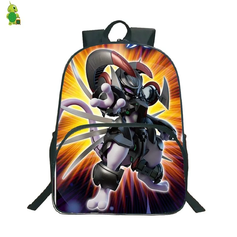 Pokemon GO Mewtwo рюкзаки Mochila школьные сумки для подростков женщин и мужчин водонепроницаемый рюкзак для ноутбука большие дорожные сумки на плечо