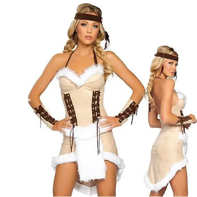 Новая индийская униформа для Хэллоуина карнавальный костюм Pocahontas нарядное
