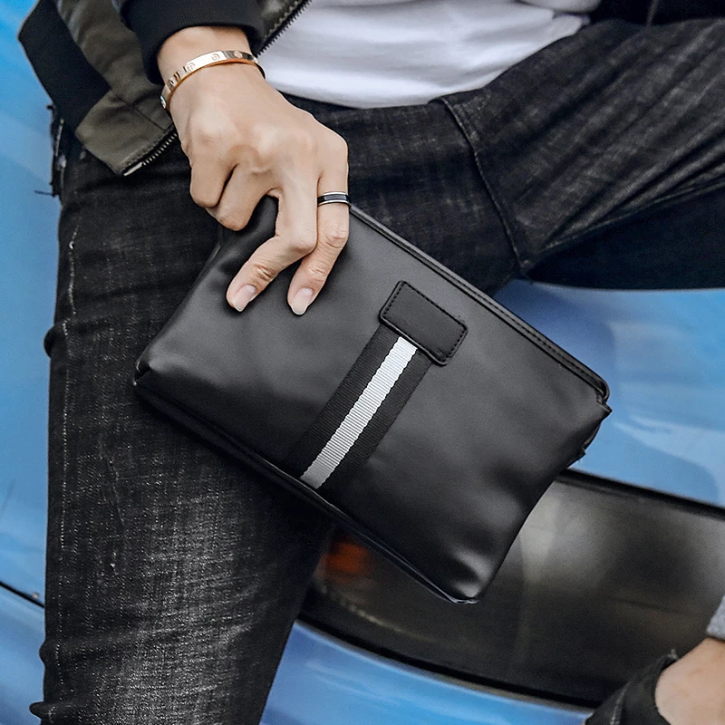 

Tidog Street leather man's handbag clutch bag