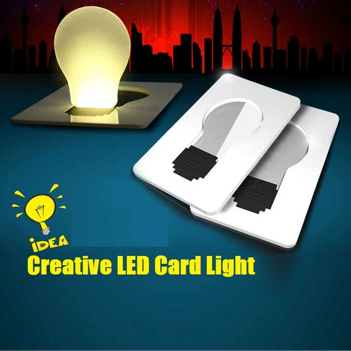 Getop карточный фонарь для кемпинга карманный светодиодный ночник кошелек