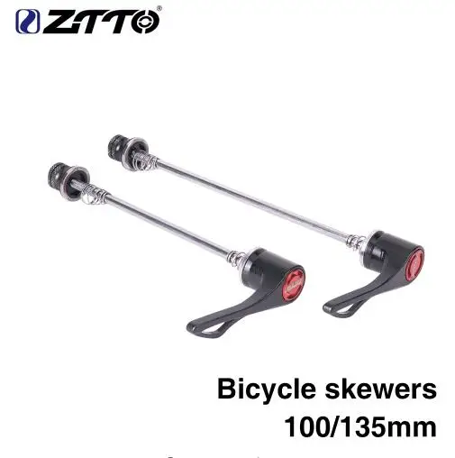 ZTTO 1 Paar Fiets Schroef in Spiesjes 9 мм 5 Snelspanner 100 135 Betrouwbare As voor MTB Racefiets|Велосипедные втулки| |