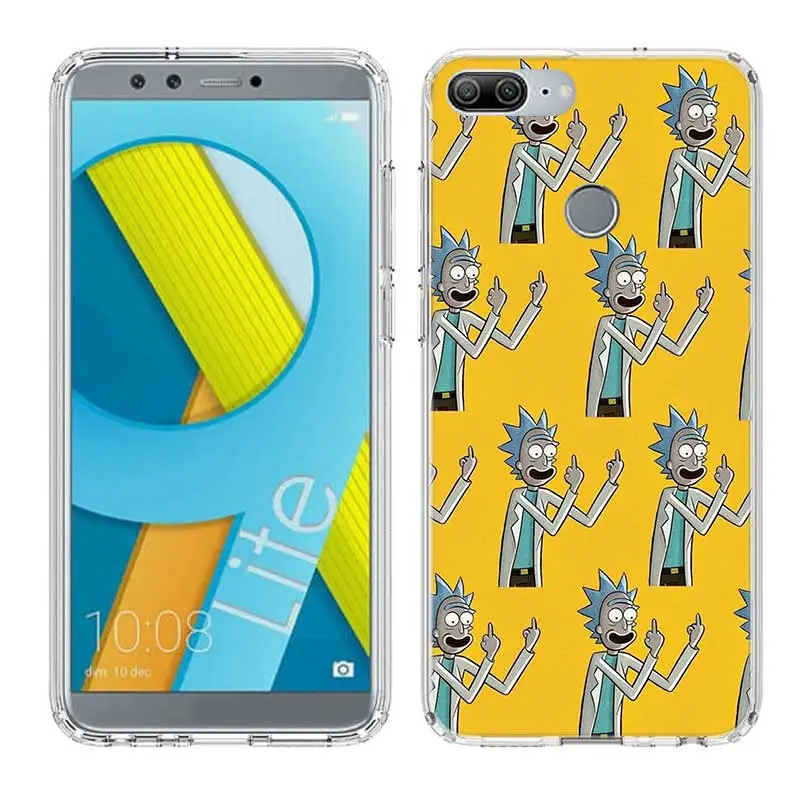 Силиконовый чехол для телефона Rick And Morty Huawei Honor 20 Pro 10 9 lite 8X 8A 20i 8C 8S V20 Y5 Y6 Y7 Y9