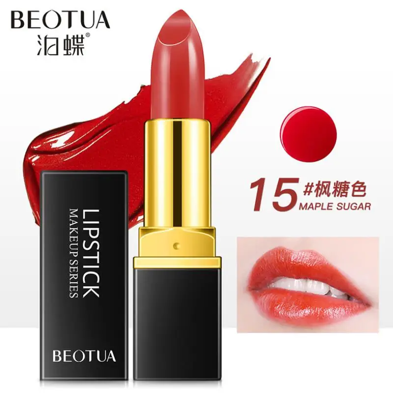 10 Colors Lipstick Make up Moisturizing Lip Stick Cosmetics Long Lasting No Bleaching Color Interpretation |