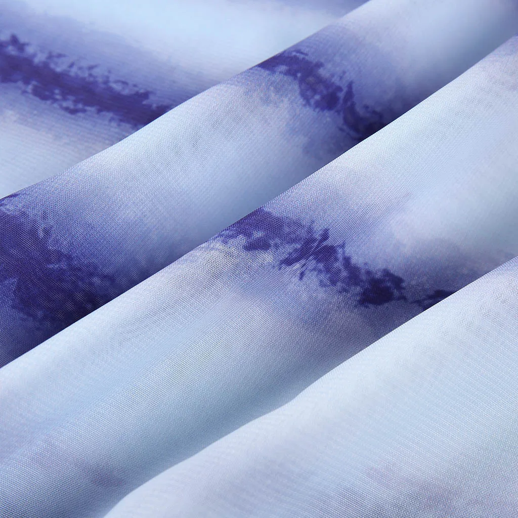 Женский сексуальный купальный костюм с принтом накидка кафтан бикини кисточками