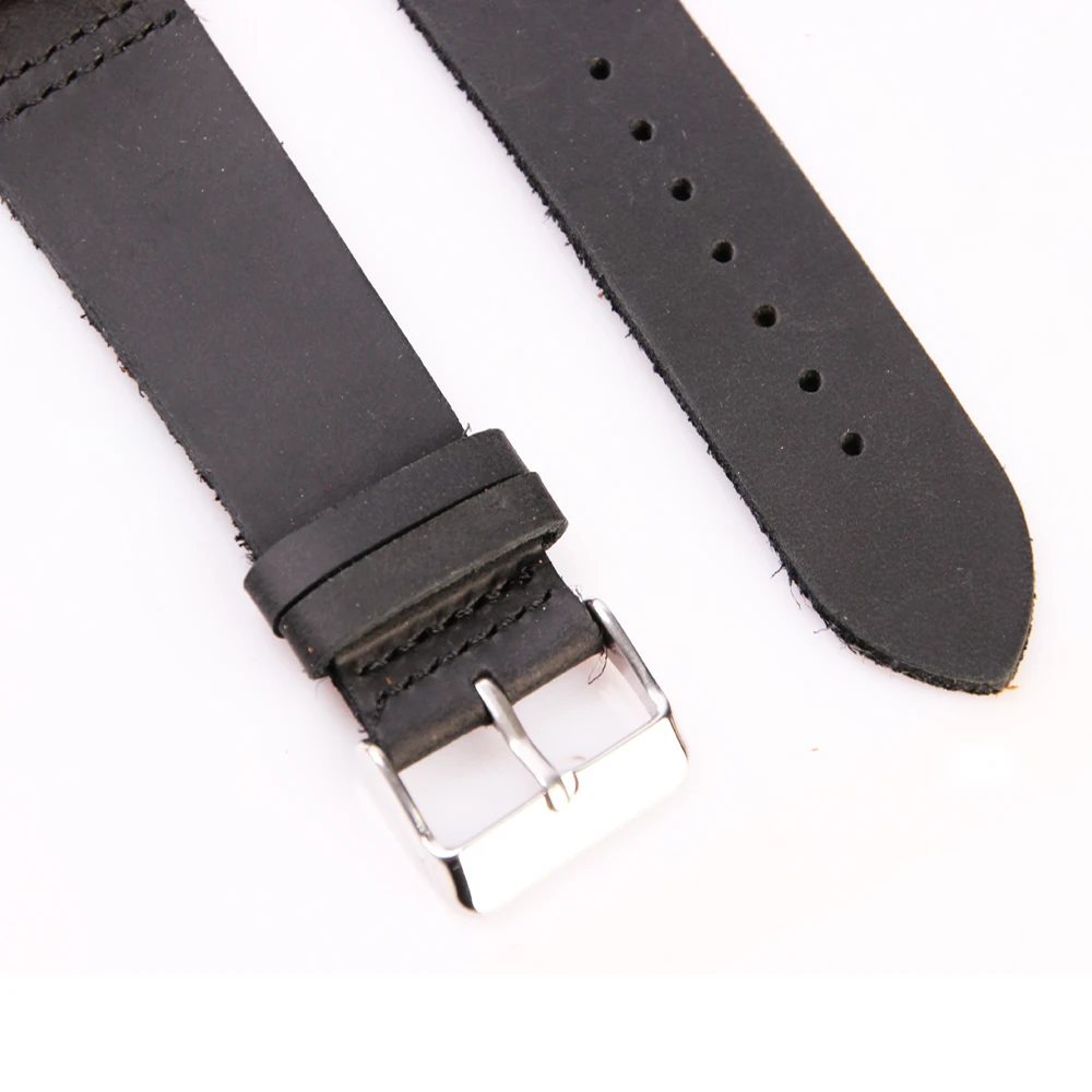 Мужские кварцевые часы с бамбуковым ремешком из натуральной кожи|wristwatch strap|wristwatch