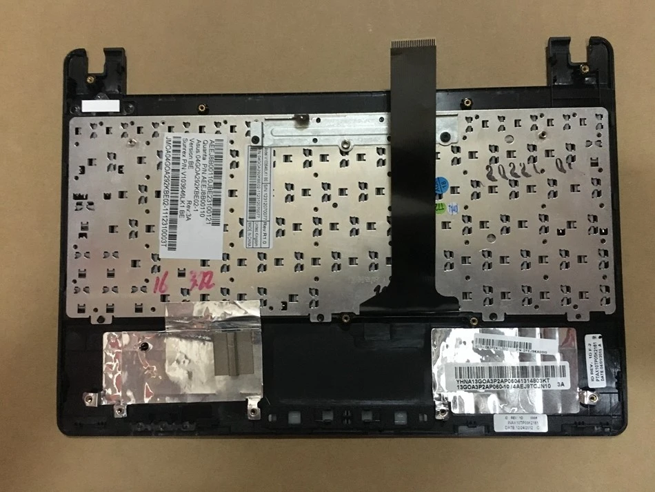 New BE Belgium Azerty раскладная клавиатура для Asus EeePC SeaShell X101 X101H X101CH C чехол черный и