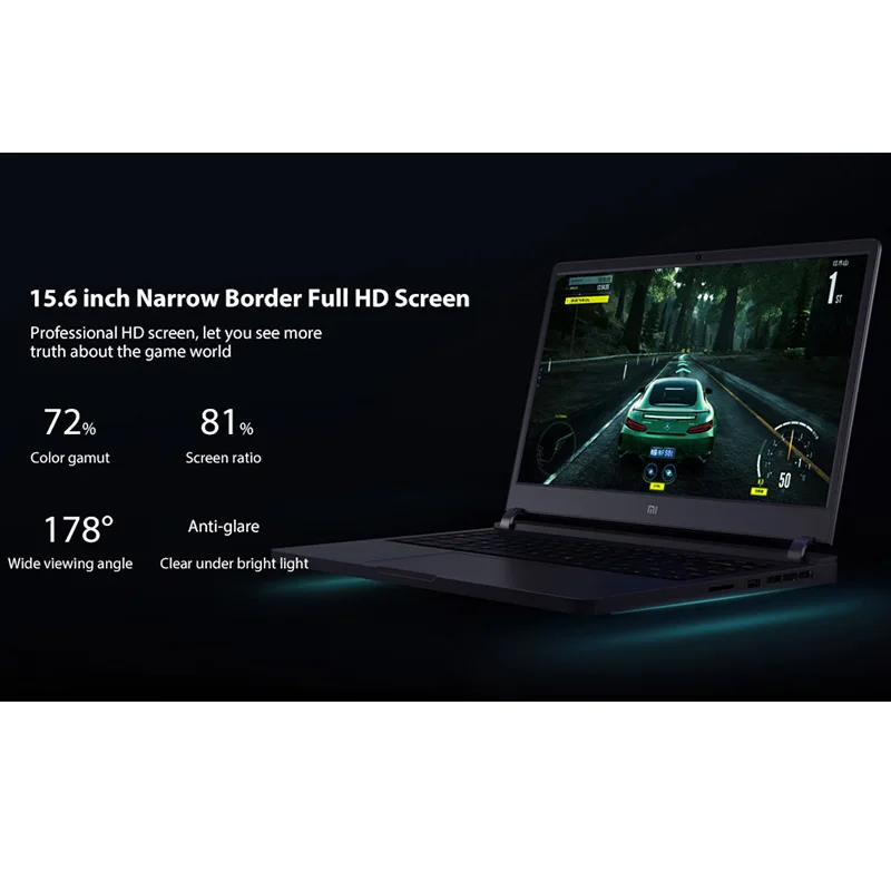 Ноутбук Xiaomi mi Ga ng Windows 10 Intel Core I7 8750H 16 ГБ ОЗУ 256 Гб SSD 1 ТБ HDD HD notebook type C Bluetooth