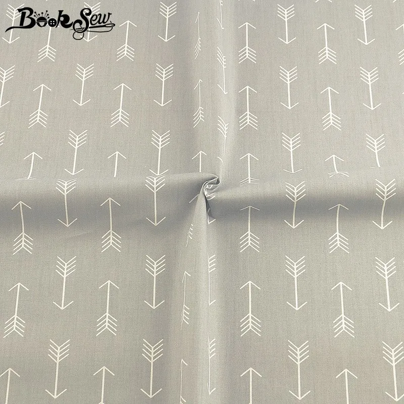 Детская Лоскутная диванная подушка Booksew 100% хлопок Tissu Telas Por Metro с принтом стрелы