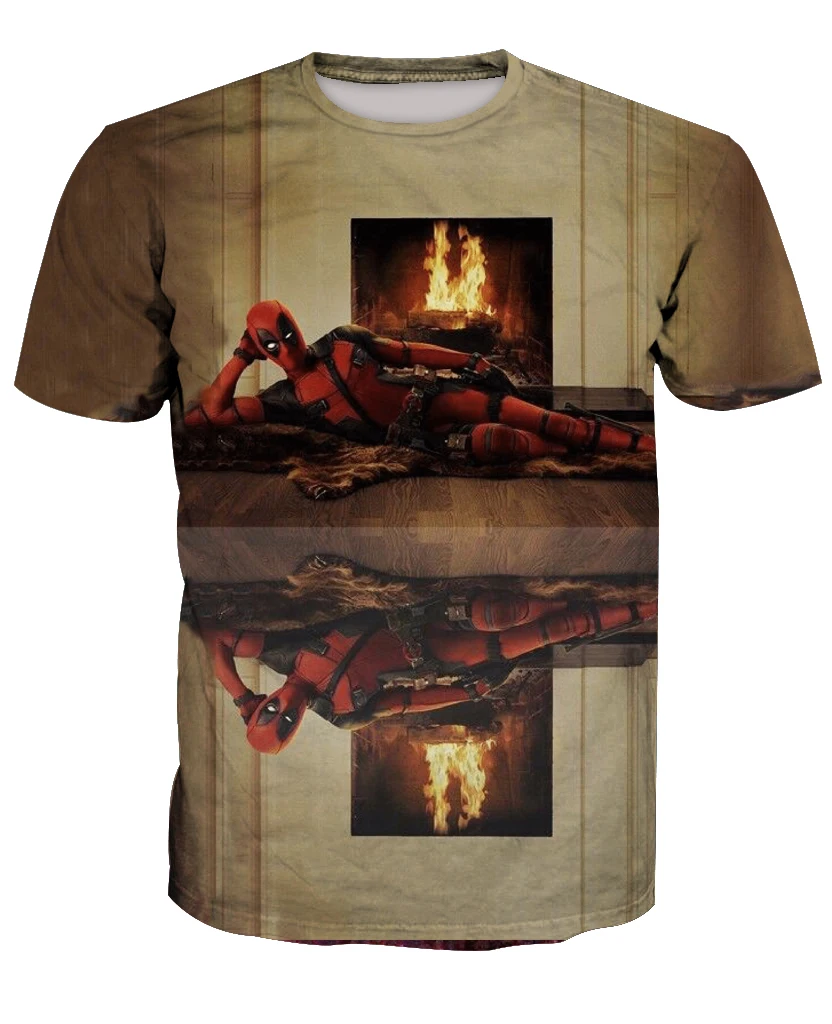 Лидер продаж 2019 новые модные повседневные футболки с коротким рукавом и 3d-героем