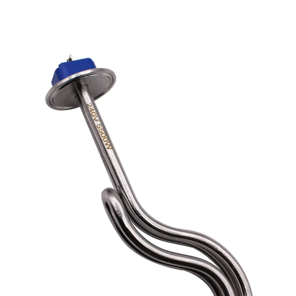 1 5 &quotдюймов (OD50.5mm) Tri-clamp Ripple нагревательный элемент Электрический погружной