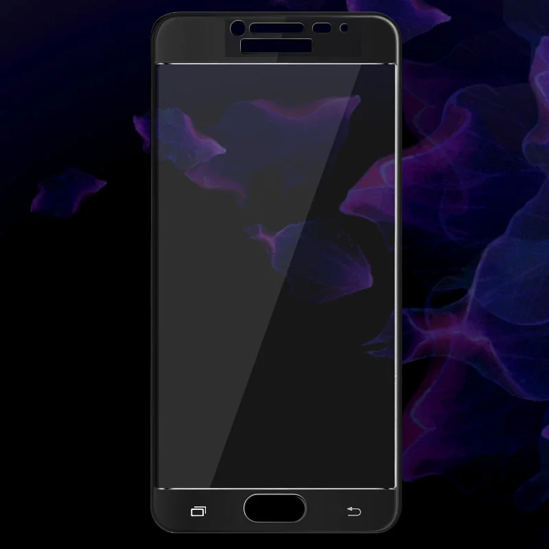 Закаленное стекло с полным покрытием для Samsung Galaxy C5 2 шт. защитная пленка экрана