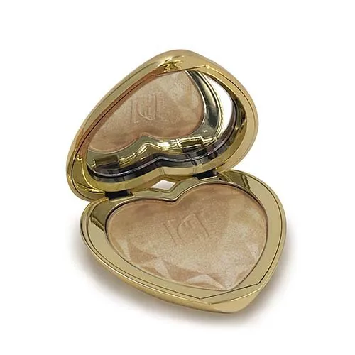 8 цветов в форме сердца выпечки алмаз highlighter порошок Блестящий блестящий для лица Осветляющий хайлайтер Бронзовый осветитель комплект