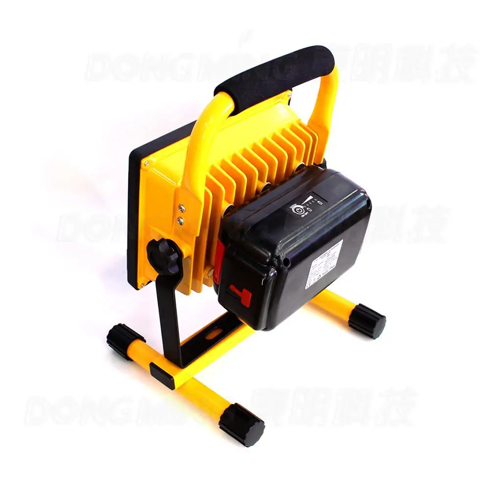 買取 無料フェデックス手のキャリー充電式led投光器10ワットip65防水屋外リフレクターledポータブル洪水ライト用ワークライト