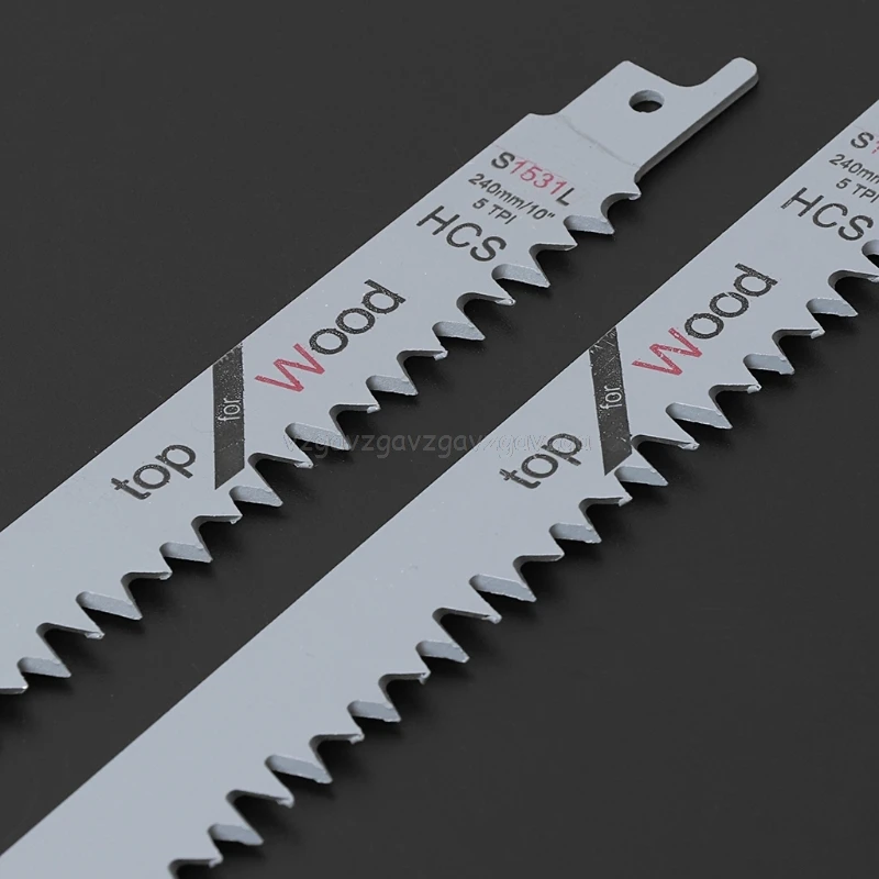 

2pcs S1531L Reciprocating Sabre Saw Blades 9.5" 240mm For Cutting Metal Wood N23 Dropship