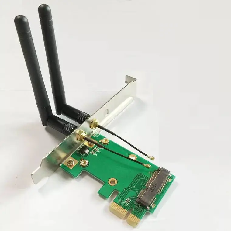 Mini PCI Express mini pcie E сетевой адаптер для настольного ПК с Wi Fi + 2 антенны|wifi network|mini pciemini