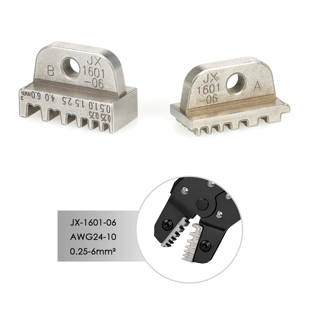 Paron JX-1601-06 24-10 AWG шнур концевой терминал челюсти форма проволочная обжимка челюсть