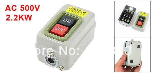 Кнопка включения/выключения двигателя 500 в перем. Тока 32 2 кВт|stop switch|on off controlstop start