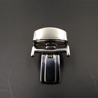 wholesale 20pcslot 16mm 18mm 20mm 22mm electroplating stainless steel watch buckle for watch strap silver color 0120