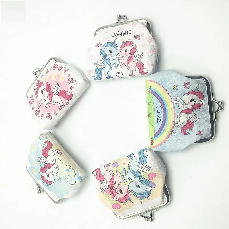 My Little Pony/ Кошелек для монет для девочек с единорогом, с пряжкой, женские короткие портмоне, кошелек хранилище, сумка