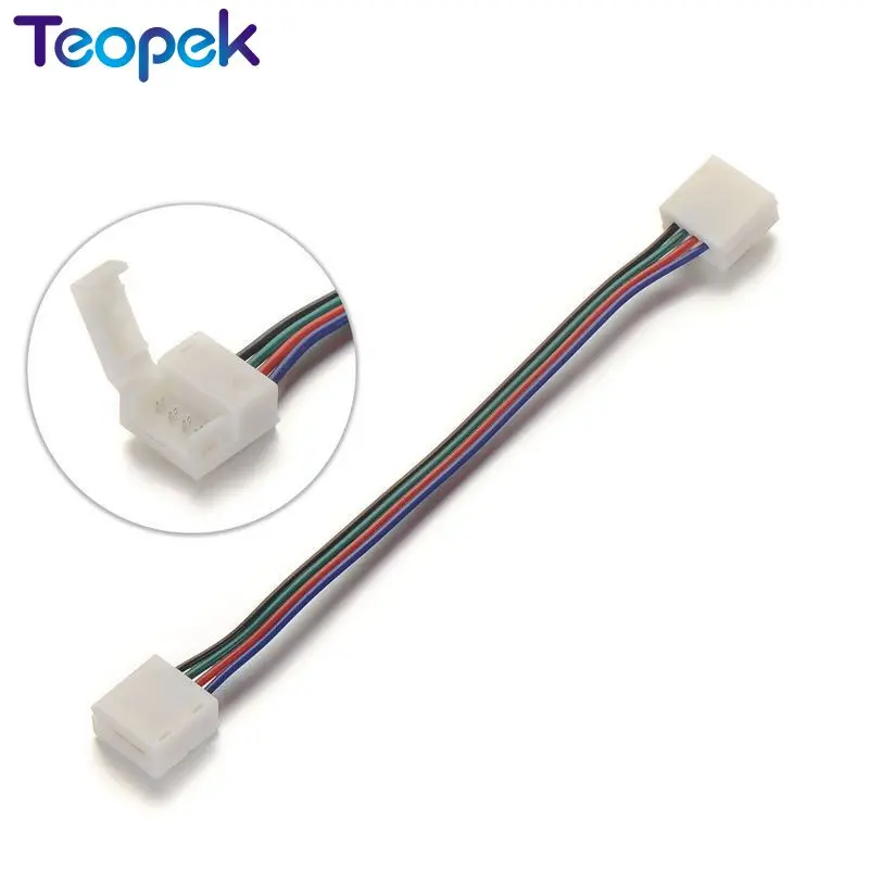 10 шт./лот мм 4pin RGB Разъем провода кабель для водонепроницаемого IP65 Светодиодная