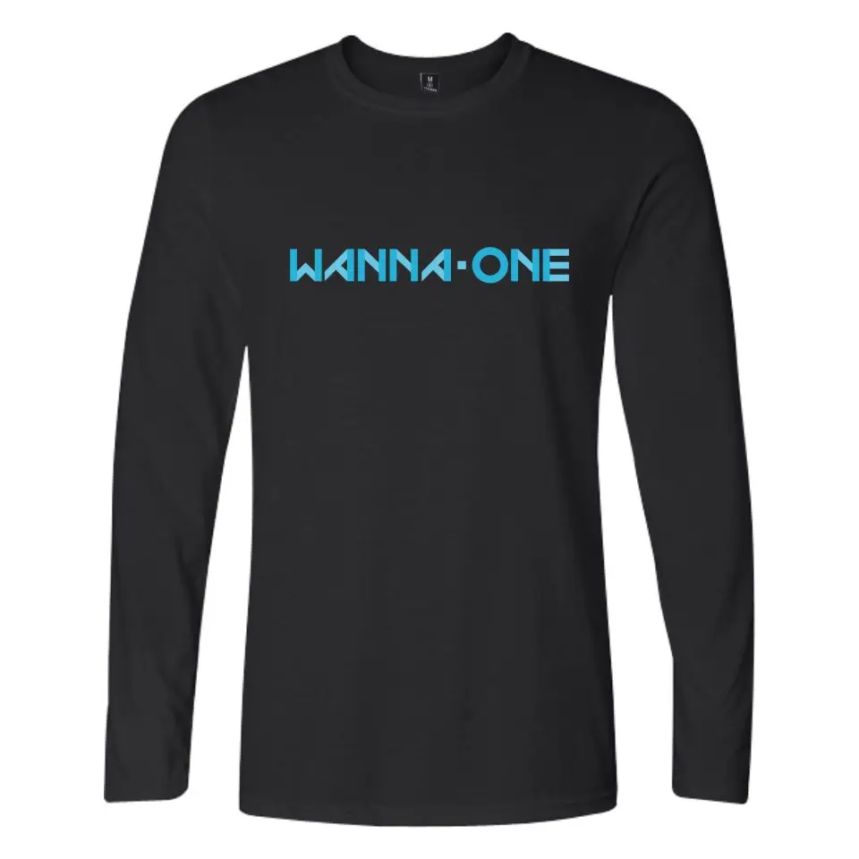 Kpop корейский новый мальчик группа WANNA ONE футболка модная одежда Корейский Wanna One