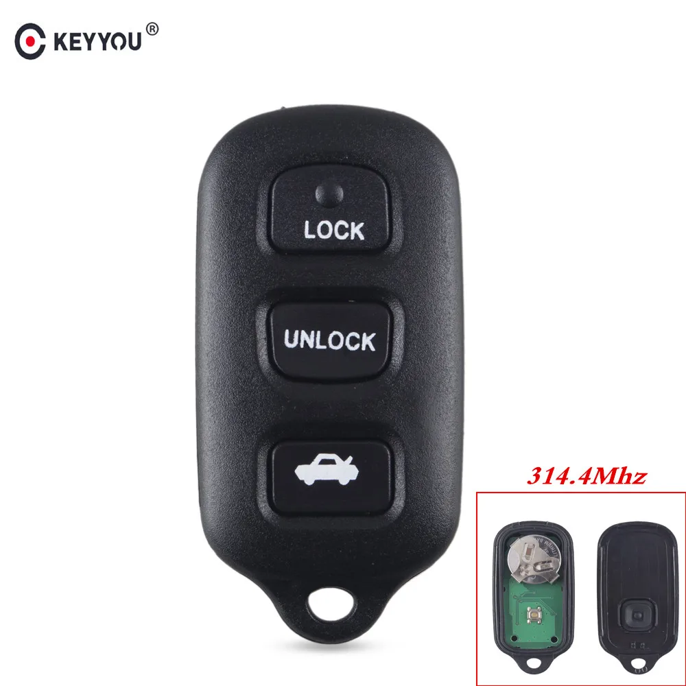 KEYYOU для Toyota Avalon 1998 314 4 2000 2001 2003 2004 безключевой вход МГц HYQ12BBX HYQ12BAN 3 1 кнопки|Ключ от