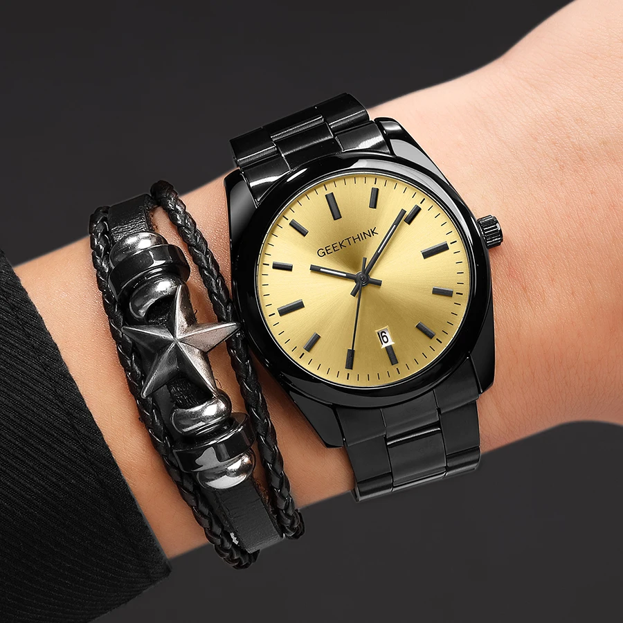 Relojes 2018 новые мужские часы Geekthink Модные Спортивные кварцевые наручные Топ бренд