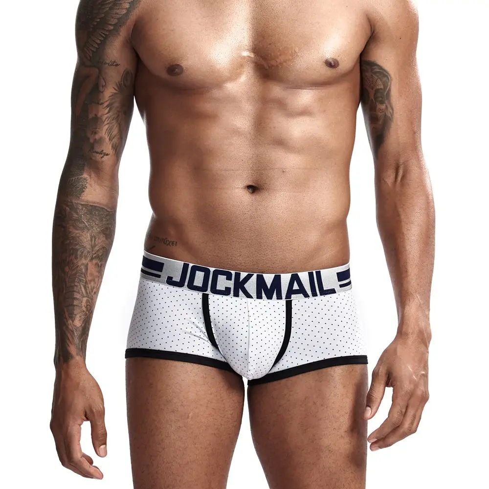 Бренд jockmail Мужское нижнее белье боксеры модная мужская одежда боксеры мужские Трусы calzoncillos