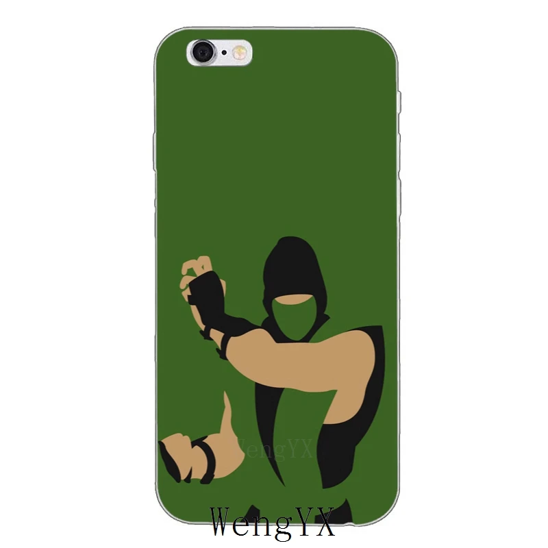 Мягкий чехол с мультяшным скорпионом mortal kombat для Huawei Honor 4c 5c 5x 6x V10 Y5 Y6 Y7 II Mate 7 8 9 10 P8