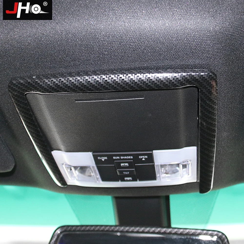 JHO ABS углеродного волокна зерна крышка Накладка для Ford Explorer 2011- автомобиль Стайлинг Аксессуары гарнир 2012 2013