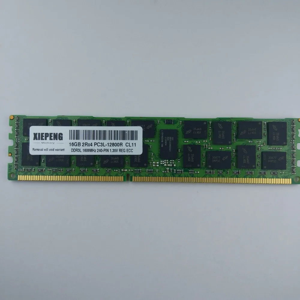 Для солнцезащитной флэш памяти память 32 ГБ 4Rx4 ECC 1 35 в 240 Pin 16 DDR3 1600 МГц
