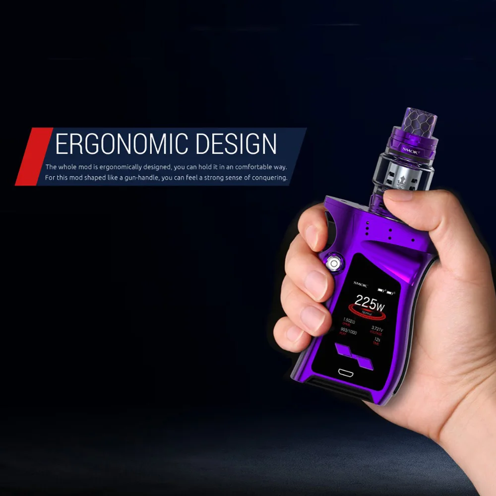 Оригинальный SMOK комплект MAG 225 W коробка Mod с TFV12 Prince Tank 8 мл распылитель испаритель