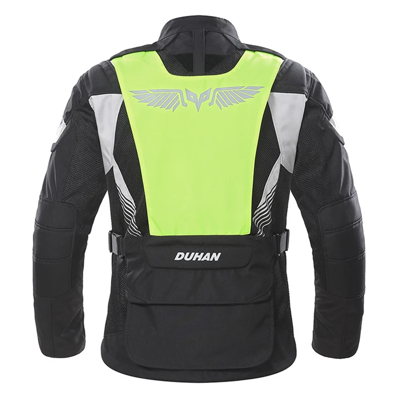 Летняя мотоциклетная куртка DUHAN 2018 Cordura тканевая Мужская гоночная сетчатая 3 М