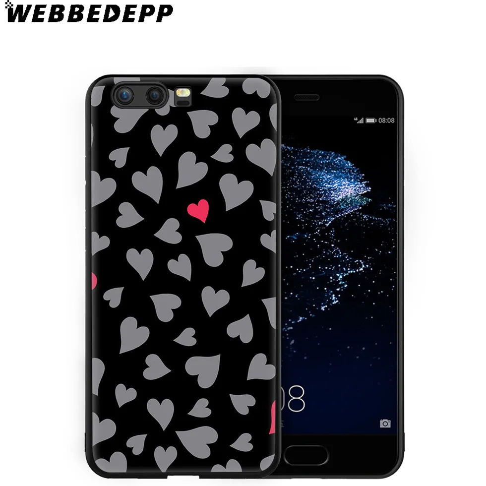 Мягкий чехол WEBBEDEPP Cheesy Hearts Girl Для Huawei P8 P9 P10 P20 P30 Lite Pro P Smart Z Plus 2019 Y6 Prime 2018 2017 Mini |