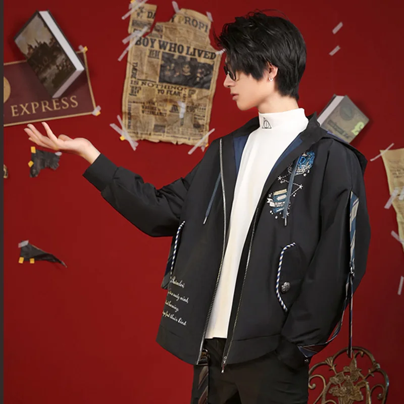 Костюмы для косплея колледжа Ravenclaw для взрослых, плащ Гермионы, куртки, юбки, рубашки для женщин, девочек и мальчиков, вечерние, школьная одежда