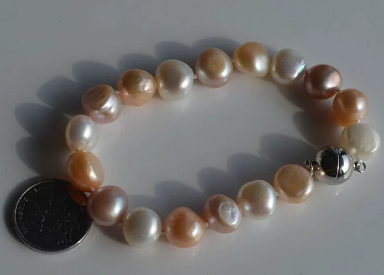 10-11 мм натуральный пресноводный жемчуг барокко нерегулярные смешанные цвета