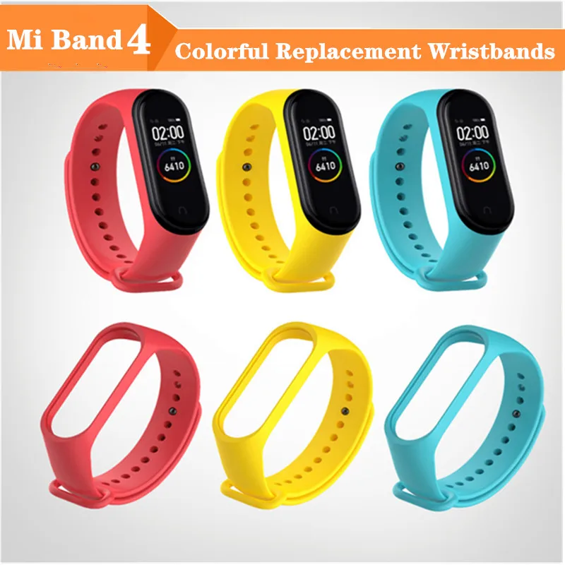 ALANGDUO ремешки для xiaomi mi Band 3 4 аксессуары сменный силиконовый ремешок для xiaomi mi4 браслет