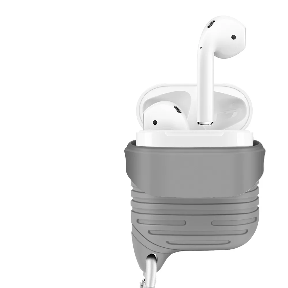 Силиконовый чехол для Apple Airpods противоударный кожухи головных телефонов Air Pods