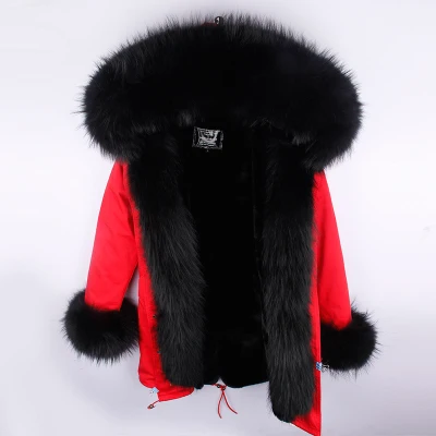 color 21 long Новое модное зимнее меховое пальто с большим воротником из меха енота, пальто с искусственным подкладом для женщин, Зимняя парка, пальто,, Топ бренд - Цвет: color 21 long