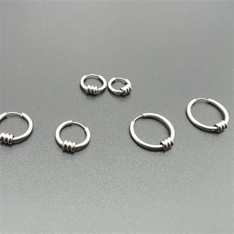 Серьги-гвоздики круглые для мужчин и женщин маленькие корейские украшения в