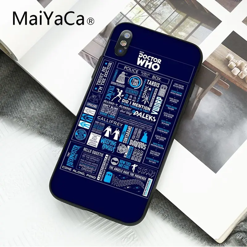MaiYaCa Тардис Коробка Доктор Кто чехол для телефона iphone 11 Pro 11Pro Max 8 7 6 6S Plus X XS MAX 5 5S SE XR