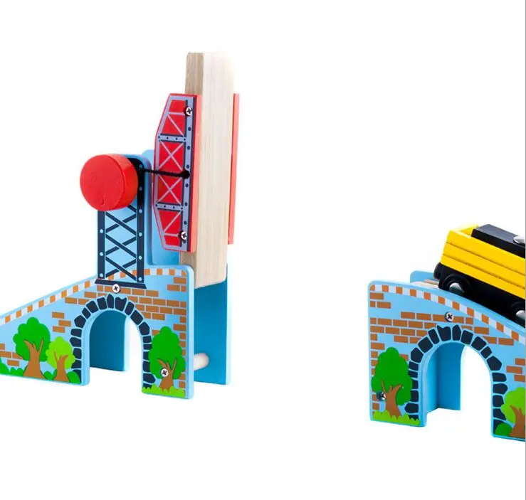 TTC57 L BRIDGE деревянный трек игрушка поезд сцена аксессуары Игрушка BRIO автомобиль