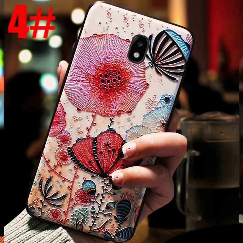 flower YonLinTan роскошный чехол, чехол, чехол для Samsung Galaxy J3 J330 чехол на заднюю панель телефона 3D милый мобильный телефон 360 чехол s Аксессуары - Цвет: flower