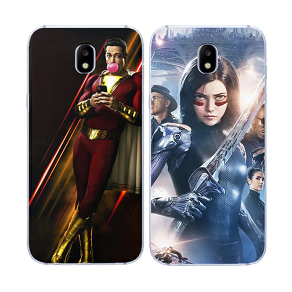 Чехол для Samsung galaxy J3 J5 J7 J8 J6 J4 Plus 2017 2018 Железный человек Капитан Америка Marvel DC